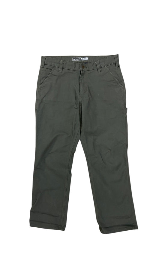 Carhartt Olive Carpenter Pants Sz 33x30