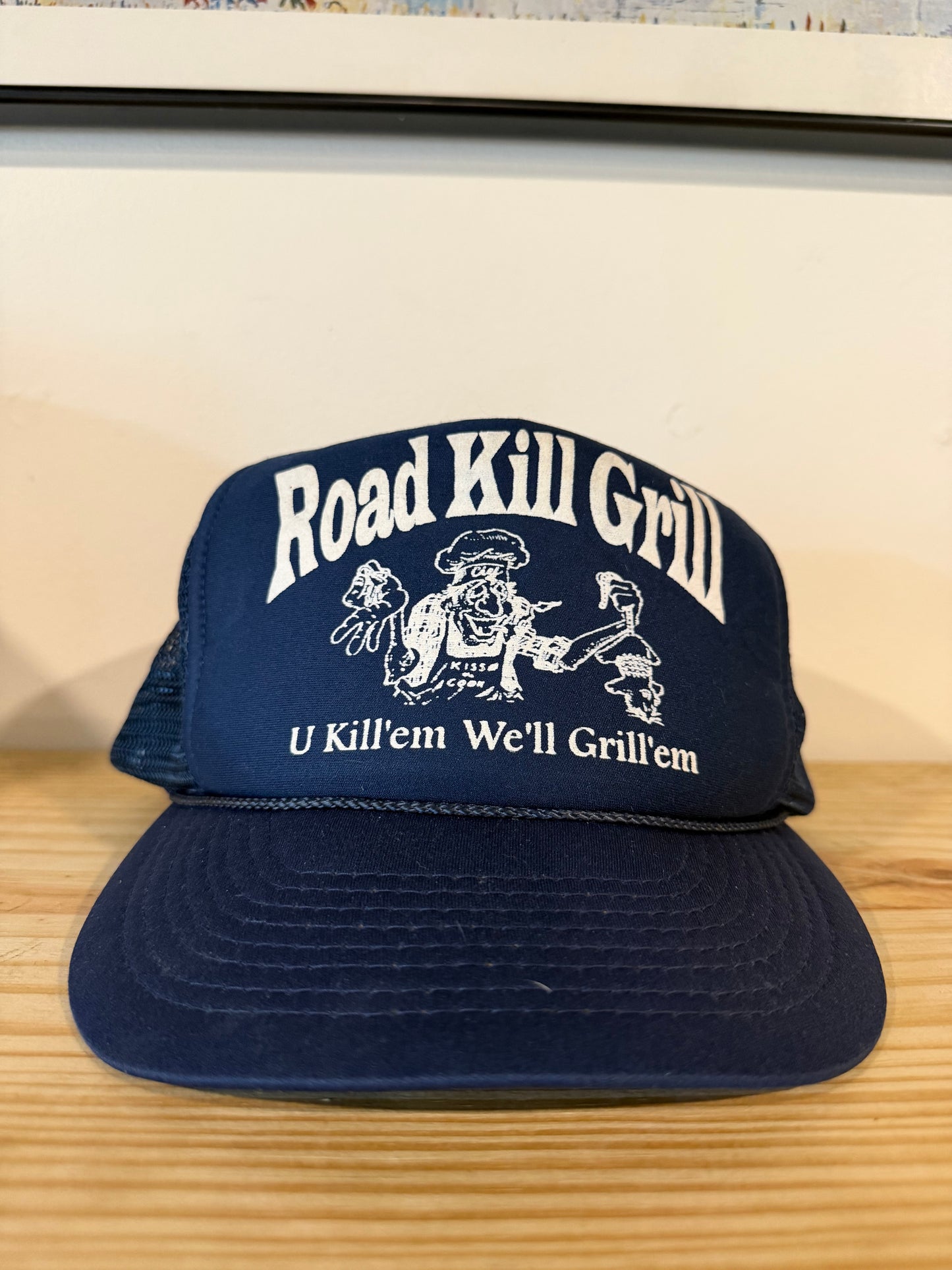 VTG Road Kill Grill Navy Trucker Hat