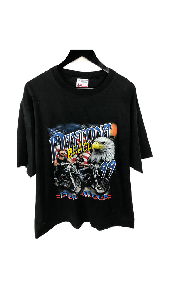 VTG Daytona Beach Bike Week 1999 Tee Sz XL