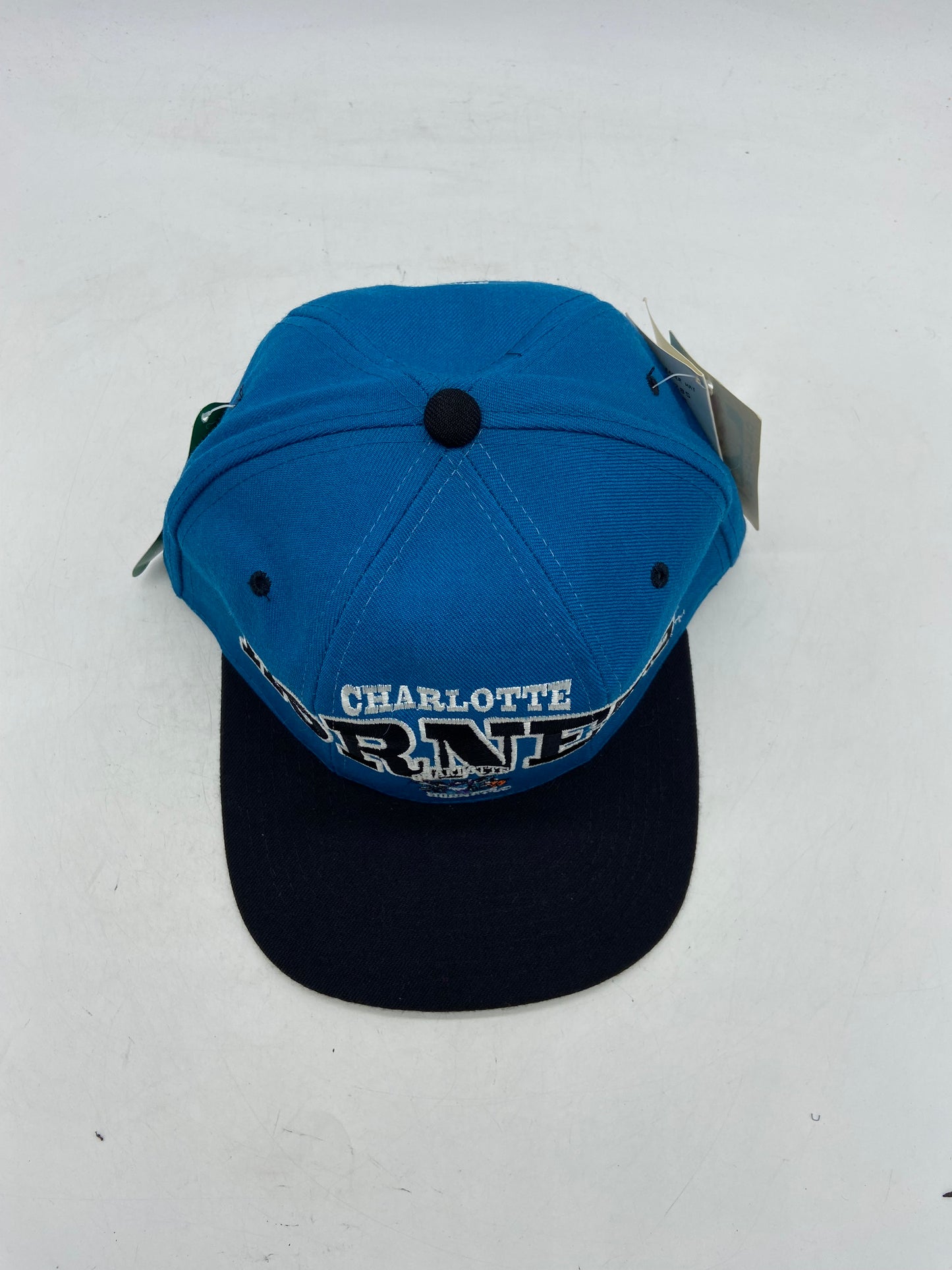 VTG Charlotte Hornets Starter Tri Panel Snapback Hat