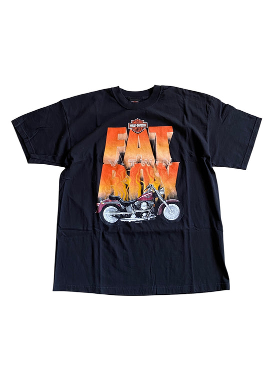 VTG Harley Davidson Abu Dhabi Fat Boy Tee Sz XL