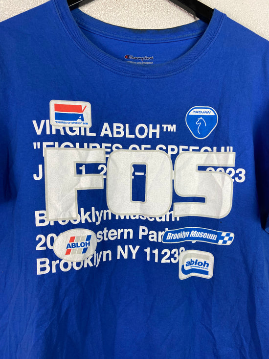 Champion x Virgil Abloh Figures of Speech Brooklyn Museum Tee Sz L