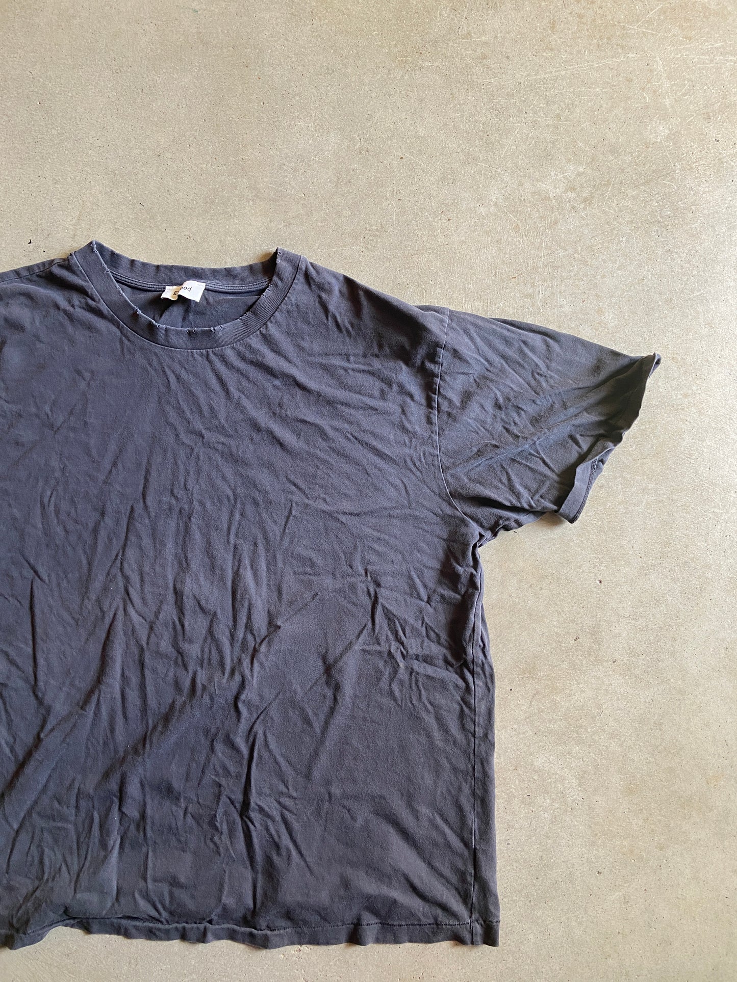 Elwood Faded Black Tee Sz 2XL