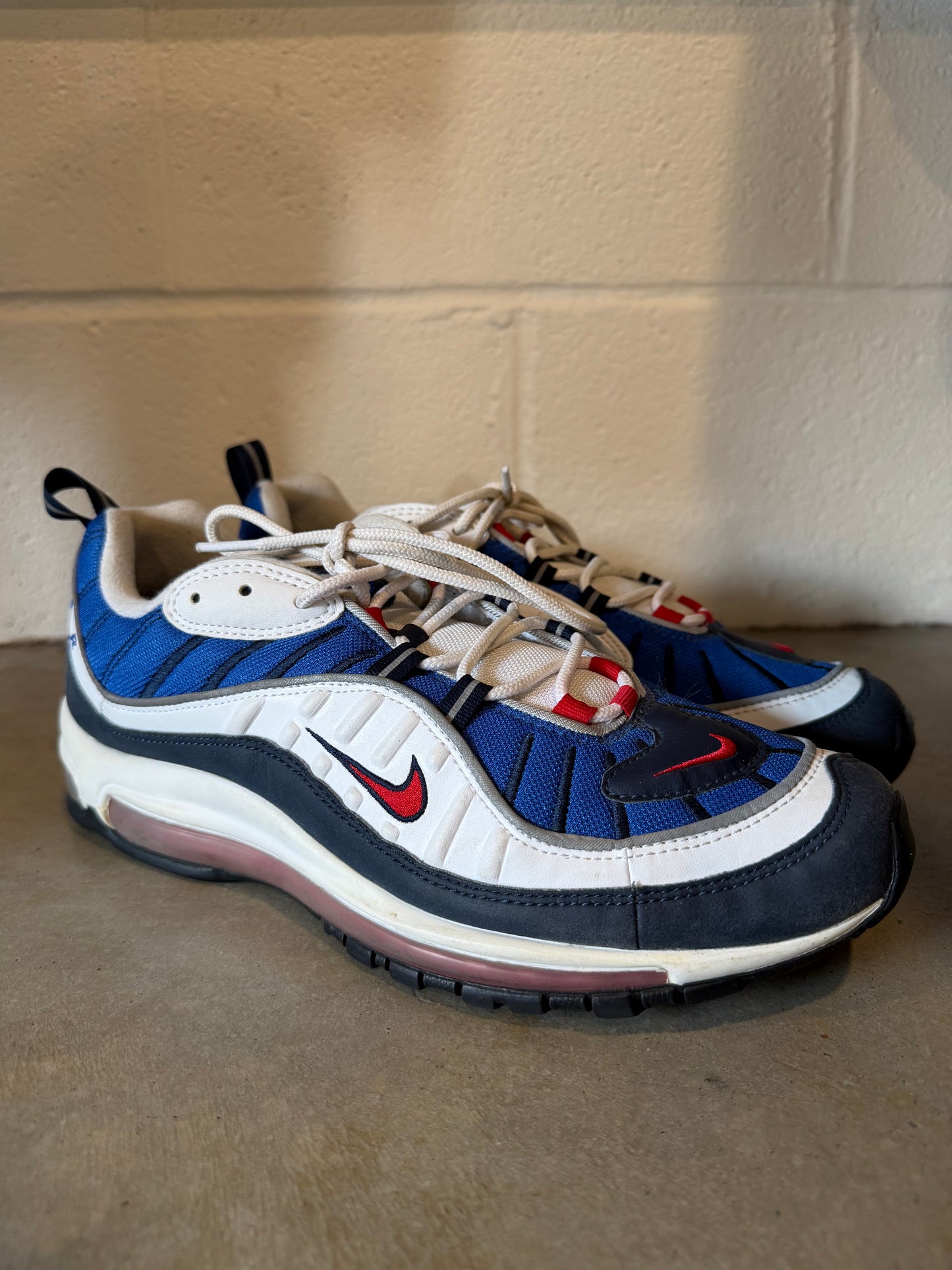 Preowned Nike Air Max 98 Gundam (2018) Sz 11.5M/13W