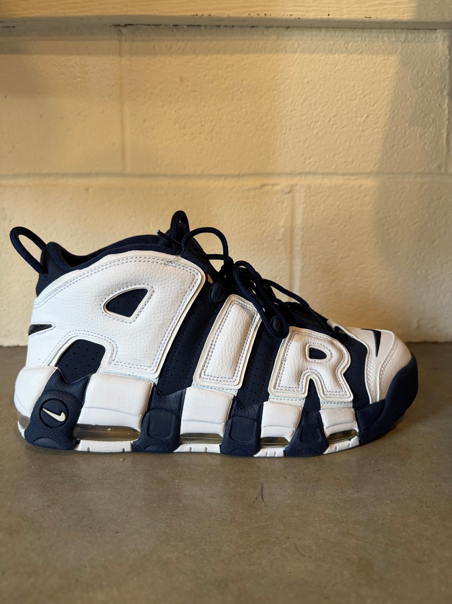 Preowned Nike Air Uptempo Olympic 2020 Sz 12M/13.5W