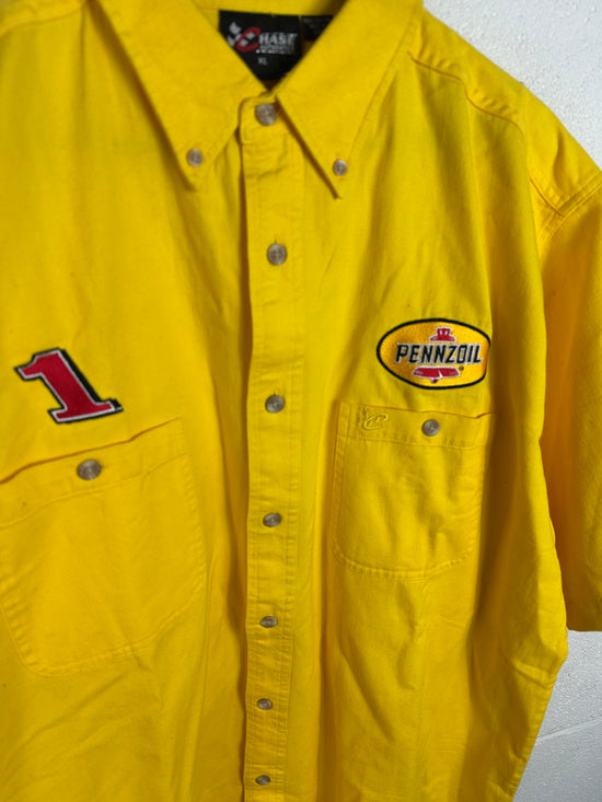 VTG Pennzoil Nascar Work Shirt Sz XL