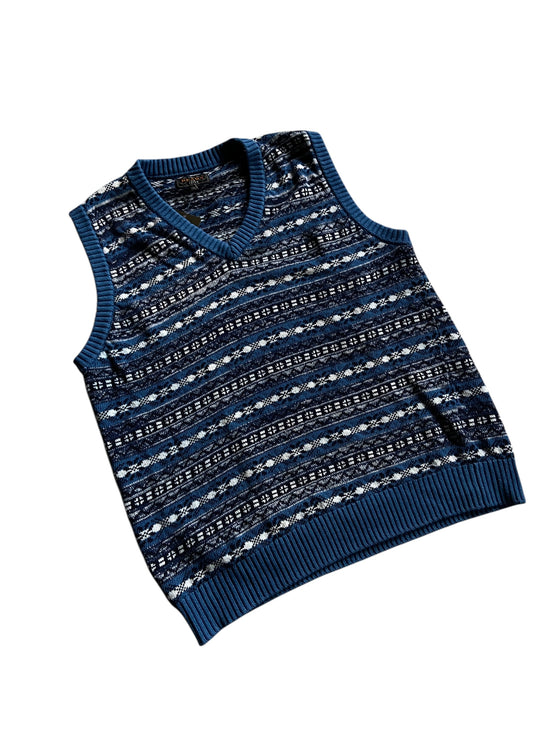 Beams Knit Sweater Vest Sz L