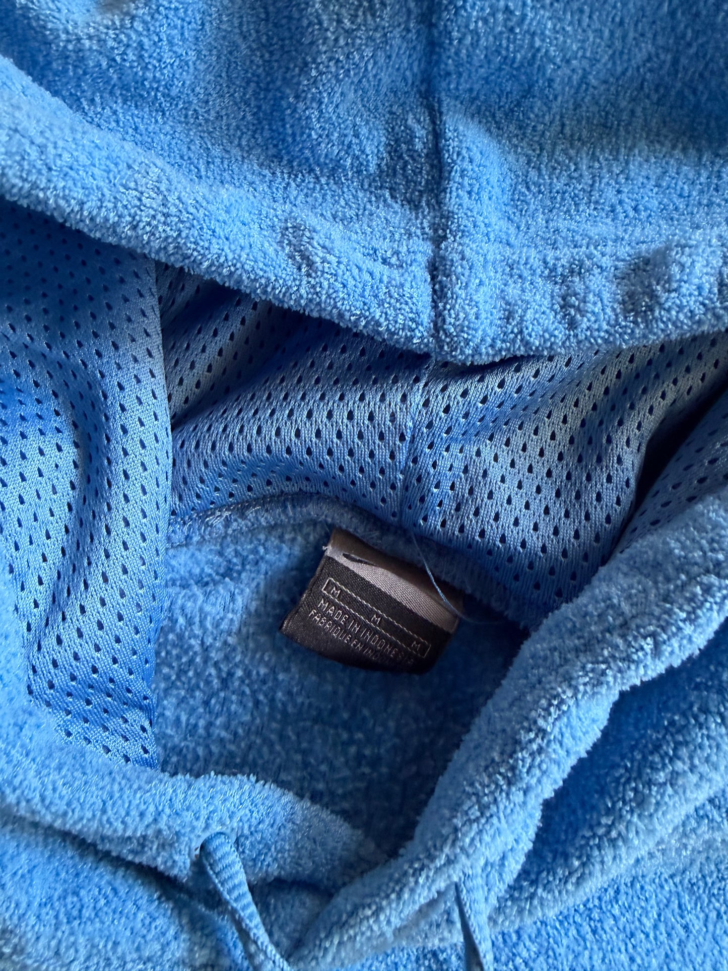 Nike Light Blue Fleece Hoodie Sz M