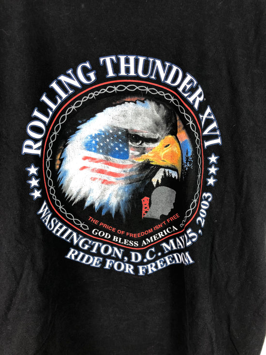 VTG Harley Davidson Washington DC Eagle Tee Sz Med