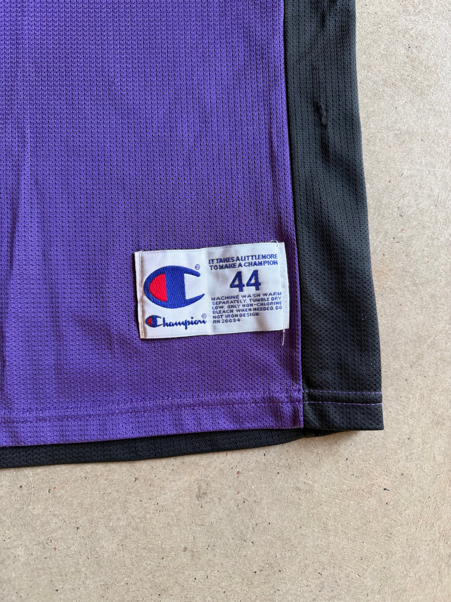 VTG Toronto Raptors Vince Carter Champion Jersey Sz 44