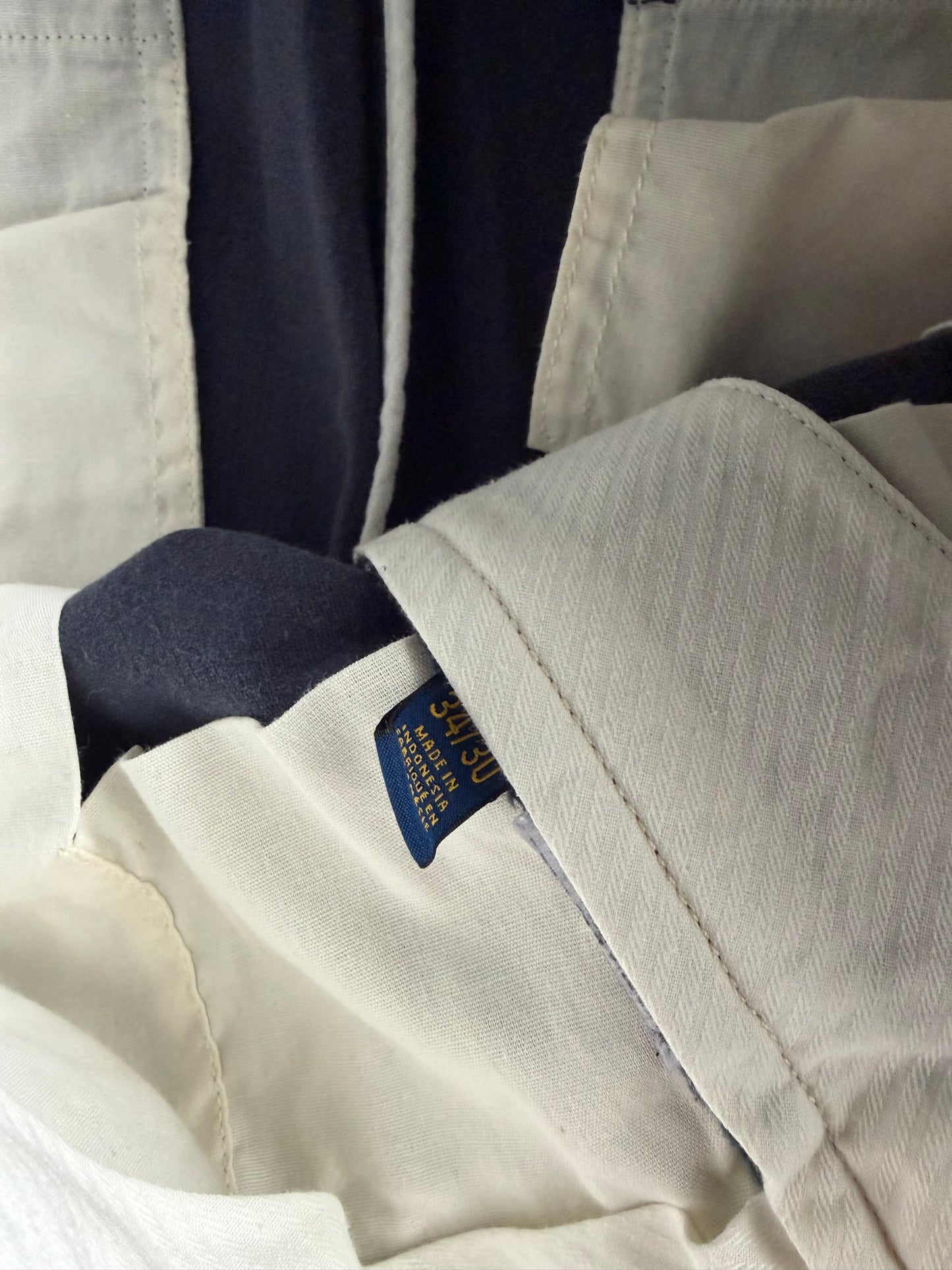 Polo Ralph Lauren Navy Blue Corduroy Pants Sz 34x30