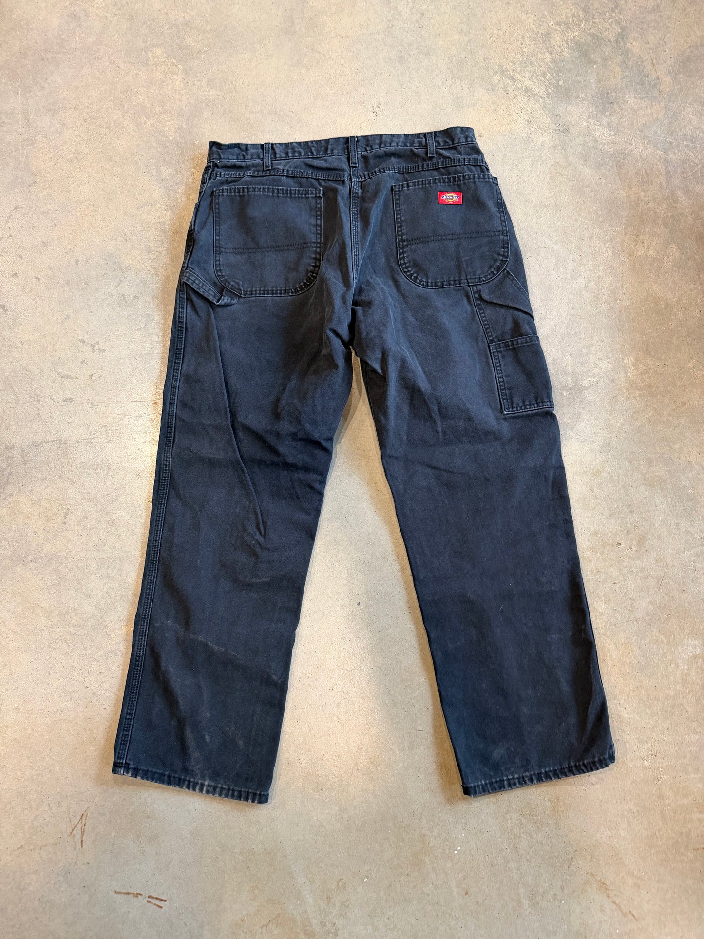 VTG Dickies Black Pants Sz 36x30