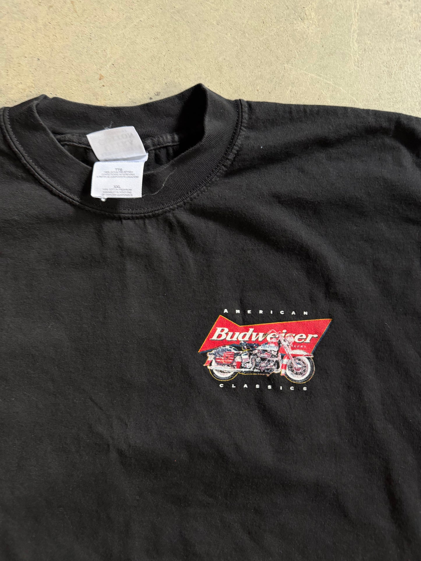 VTG Budweiser King Of Beers Motorcycle Tee Sz 2XL