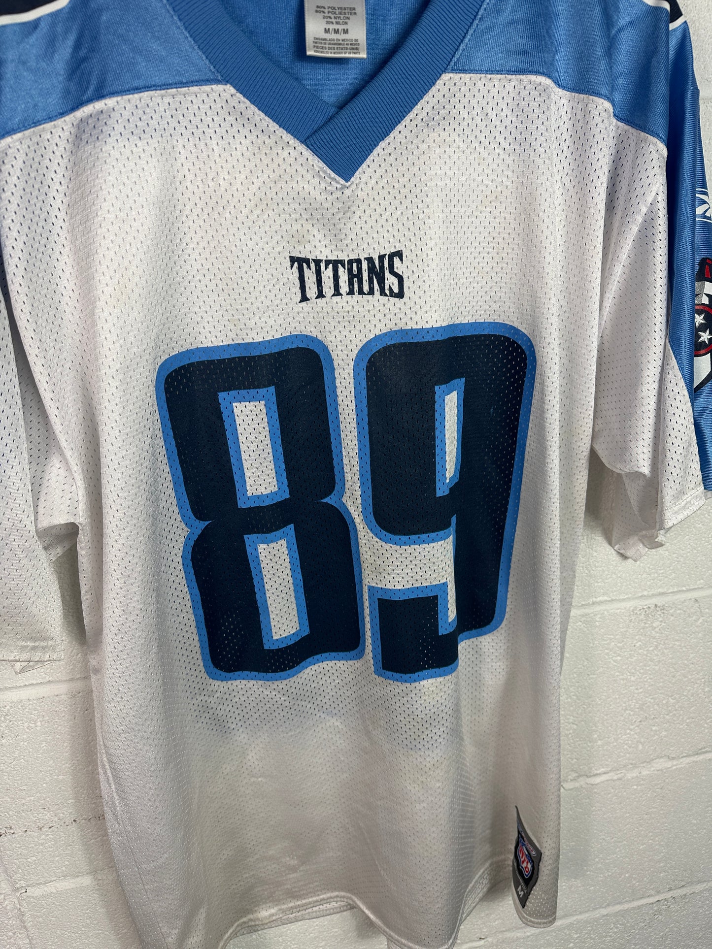 VTG Tennessee Titans Frank Wycheck Jersey Sz Med