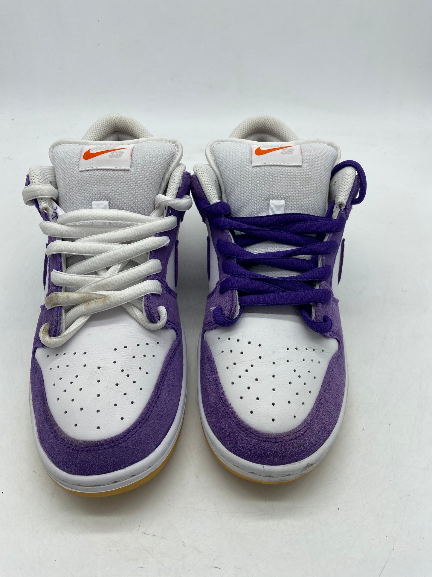 Preowned Nike SB Dunk Low Pro ISO Orange Label Court Purple Sz 10M/11.5W DV5464-500