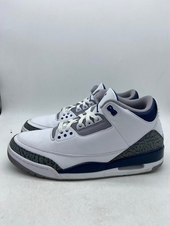 Preowned Jordan 3 Retro Midnight Navy Sz 12M/13.5W CT8532-140