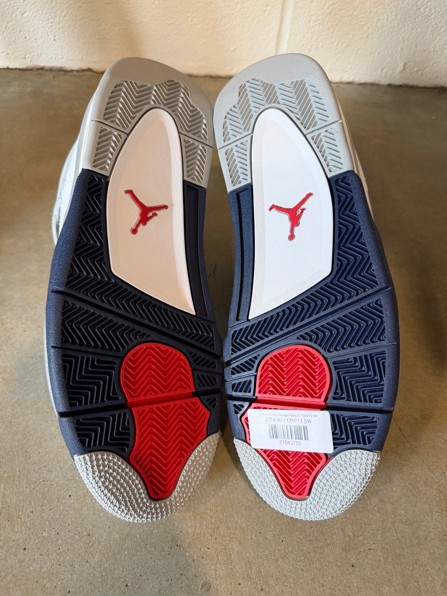 Jordan 4 Retro Midnight Navy Sz 12M/13.5W