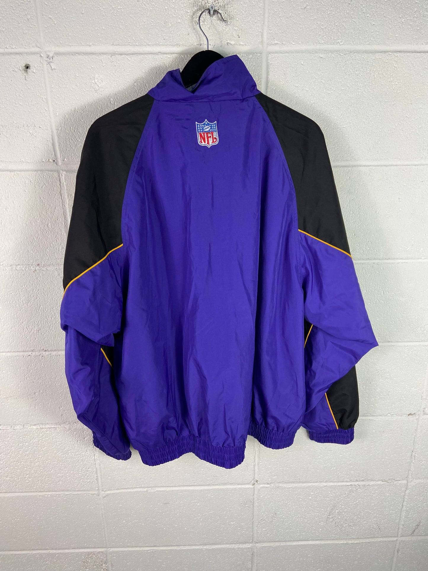 VTG Puma Minnesota Vikings Purple Track Jacket Sz XL