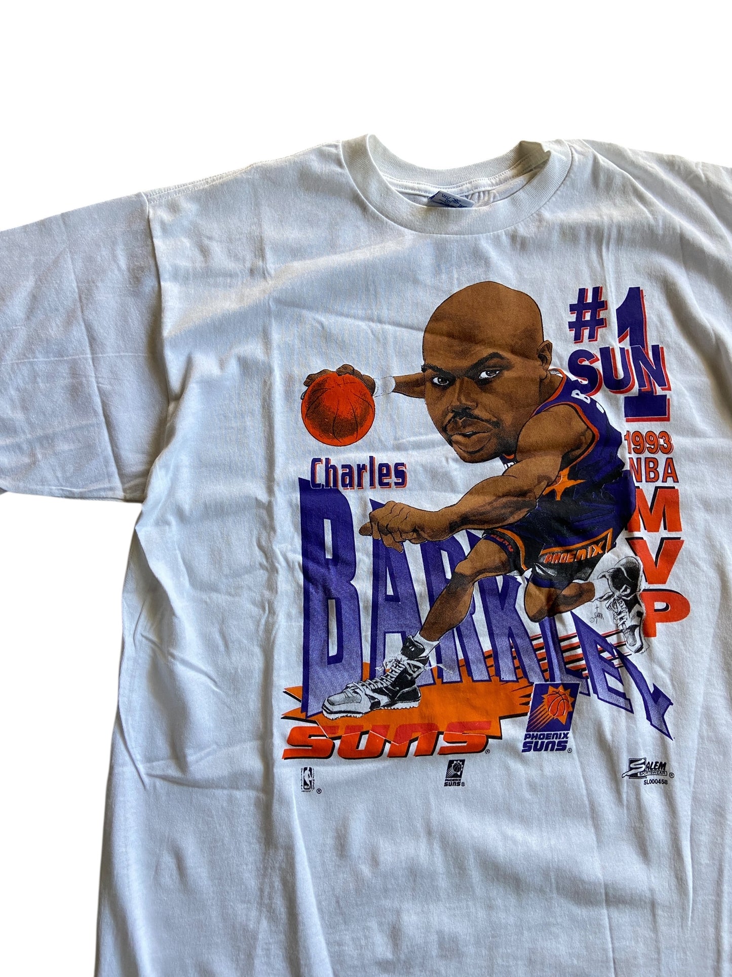 VTG Salem Number 1 Sun Charles Barkley Tee Sz XL