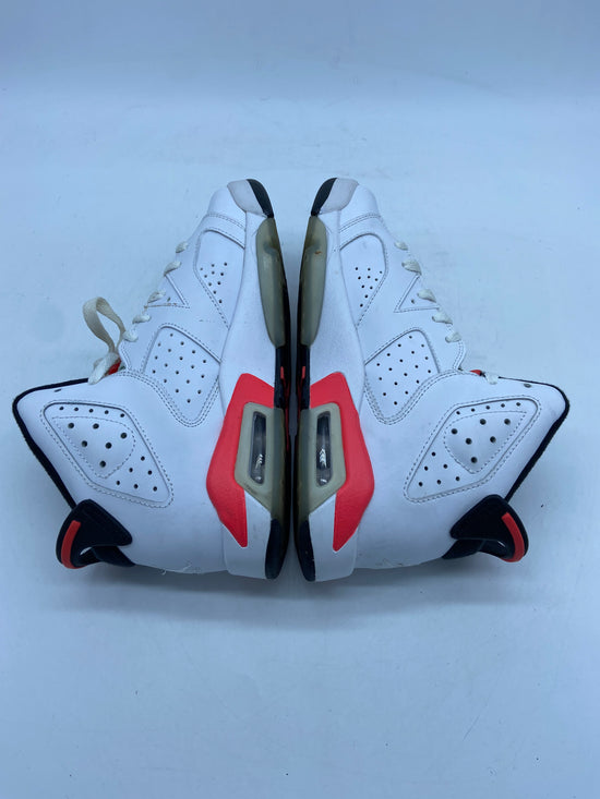 Preowned Jordan 6 Retro Infrared White (2014) (GS) Sz 5Y/6.5W