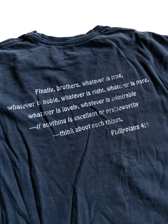 Thrashed "Whatever" Religious Tee Sz M