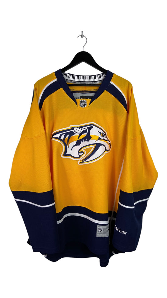 Y2K Nashville Predators Reebok Gold Jersey Sz XL