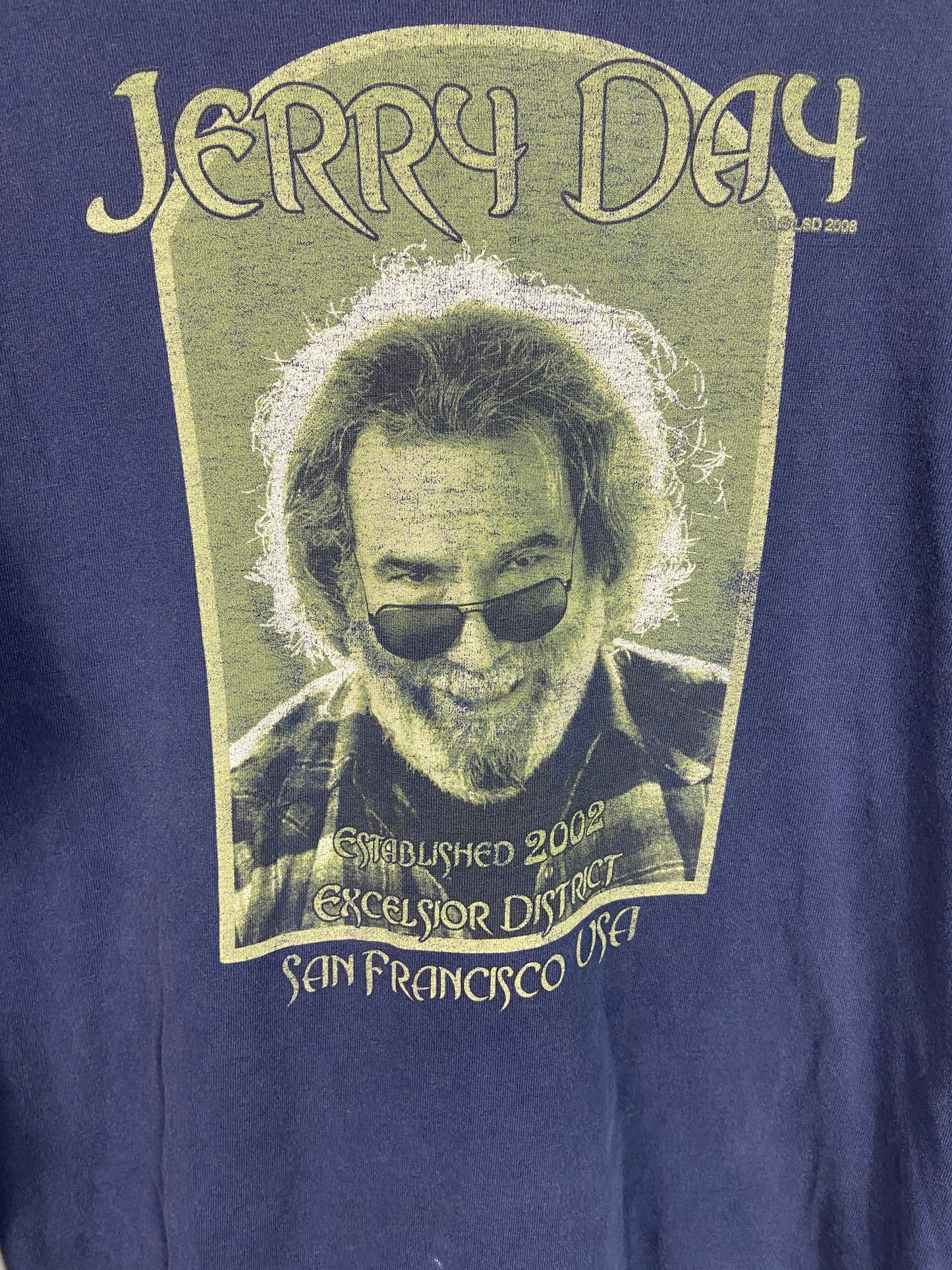 VTG 2008 Jerry Garcia Jerry Day L/S Tee Sz Med