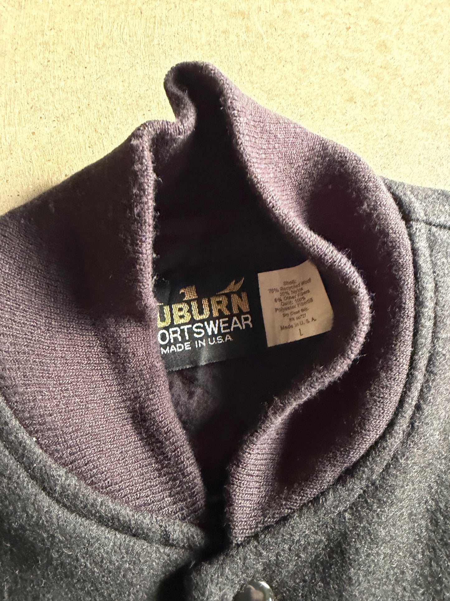 VTG Garth Brooks World Tour Wool Varsity Jacket Sz L