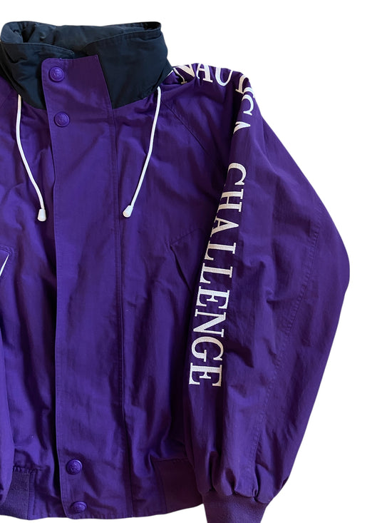 VTG Nautica Challenge Purple Jacket Sz 2XL