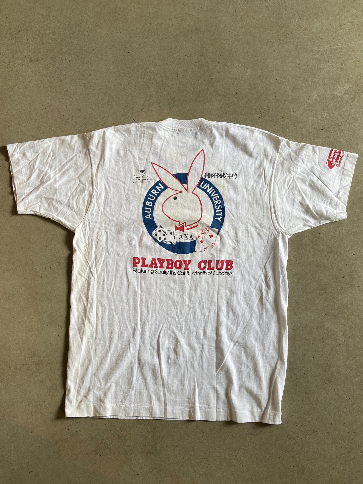 VTG 90s Playboy Club Shirt Sz XL