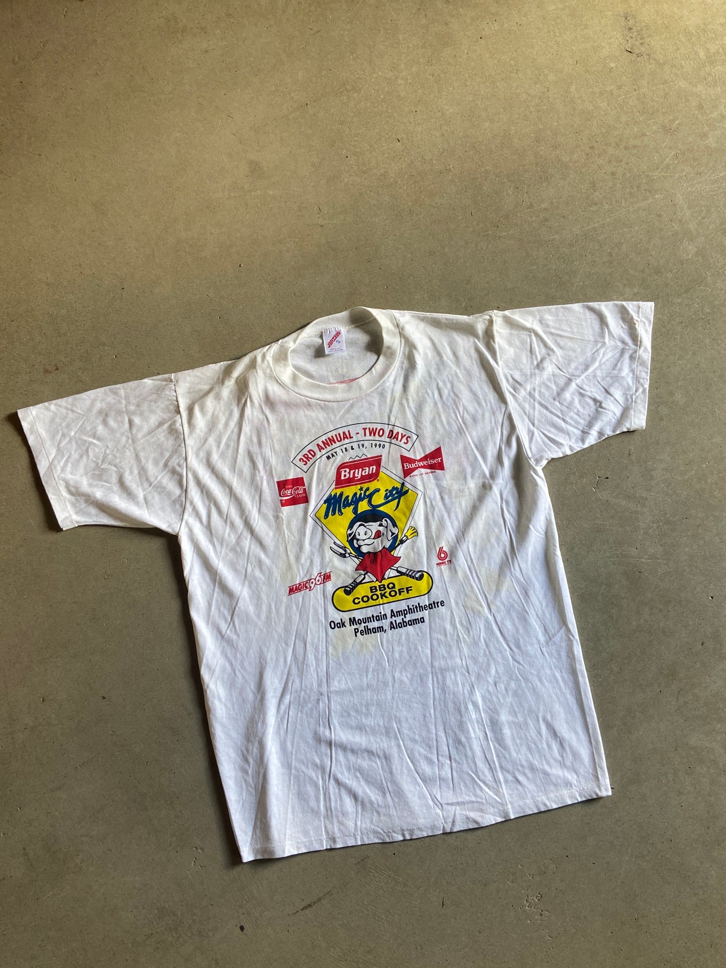 VTG Bryan Magic City BBQ Cookoff Tee Sz L/XL
