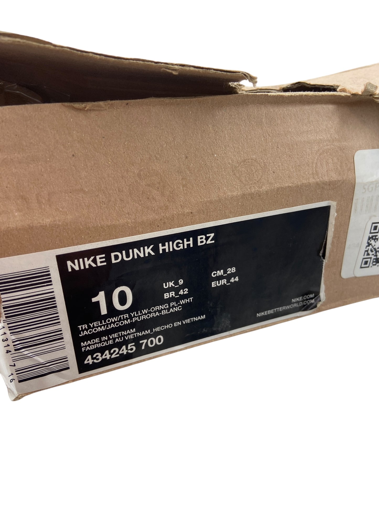 Preowned 2011 Nike Dunk High Questlove Bz Sz 10M/11.5W