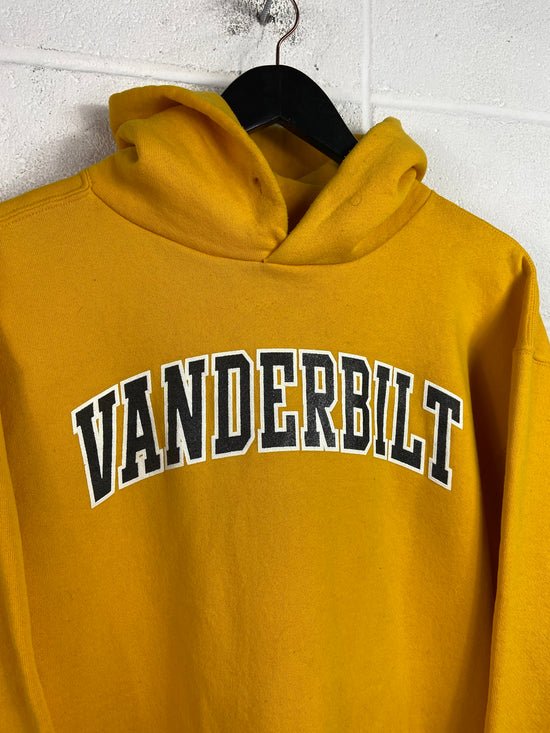 VTG Vanderbilt Russell Athletic Yellow Hoodie Sz L/XL