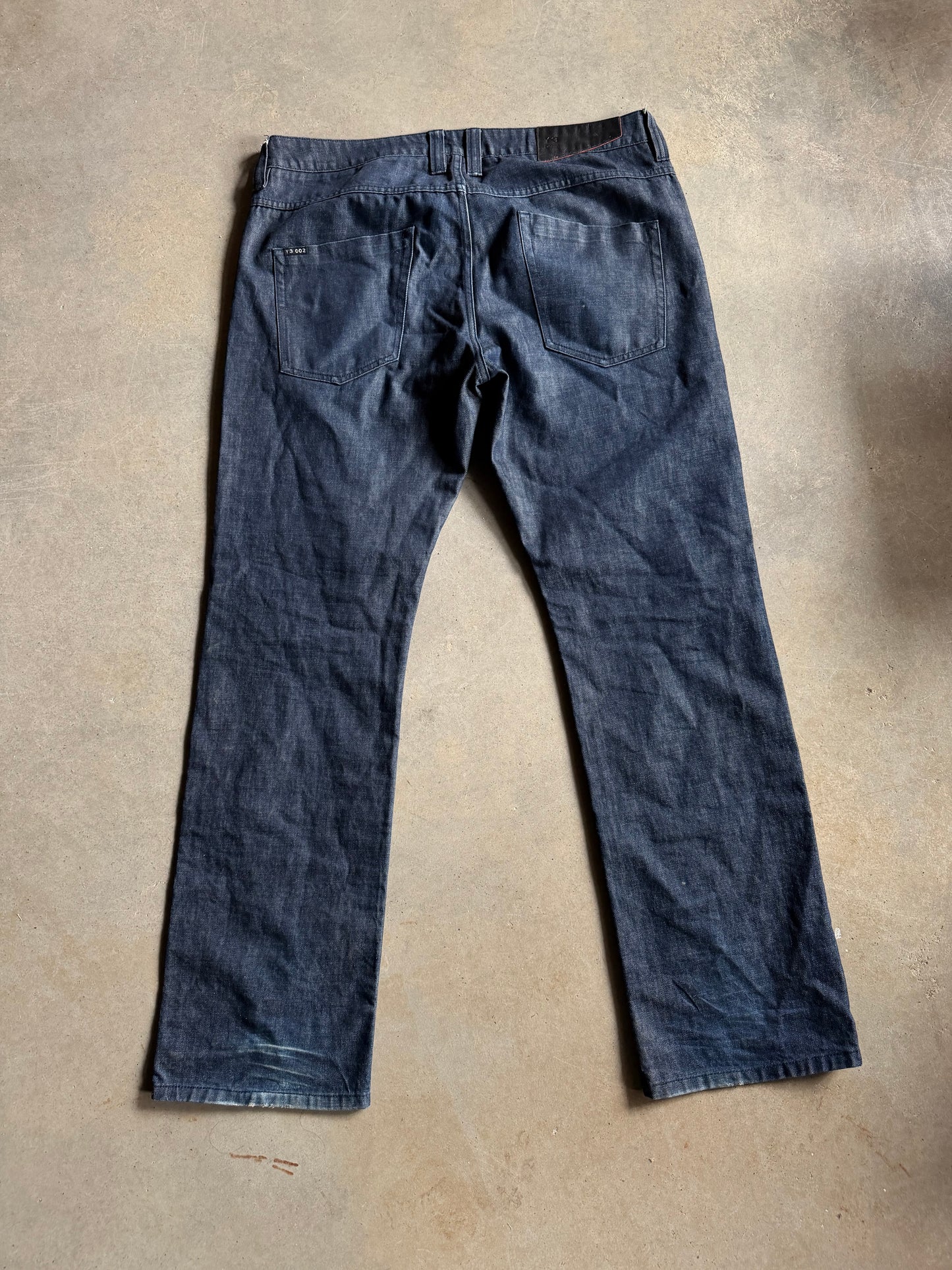 2007 Y-3 Denim Jeans Sz 40x34