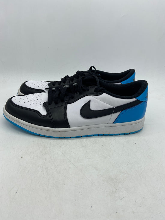 Used Jordan 1 Retro Low OG Black Dark Powder Blue Sz 10.5M/12W CZ0790-104