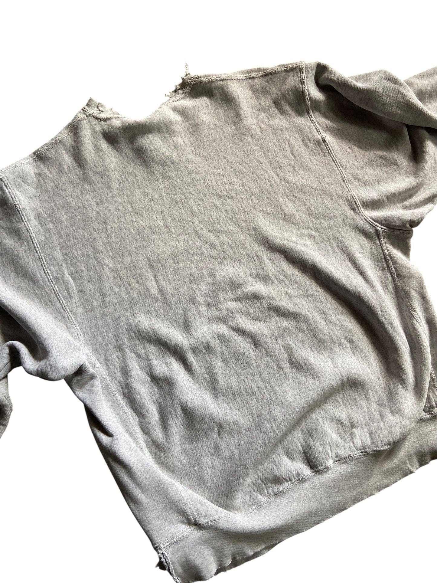 VTG Wisconsin Thrashed Crewneck Sweater Sz XXL