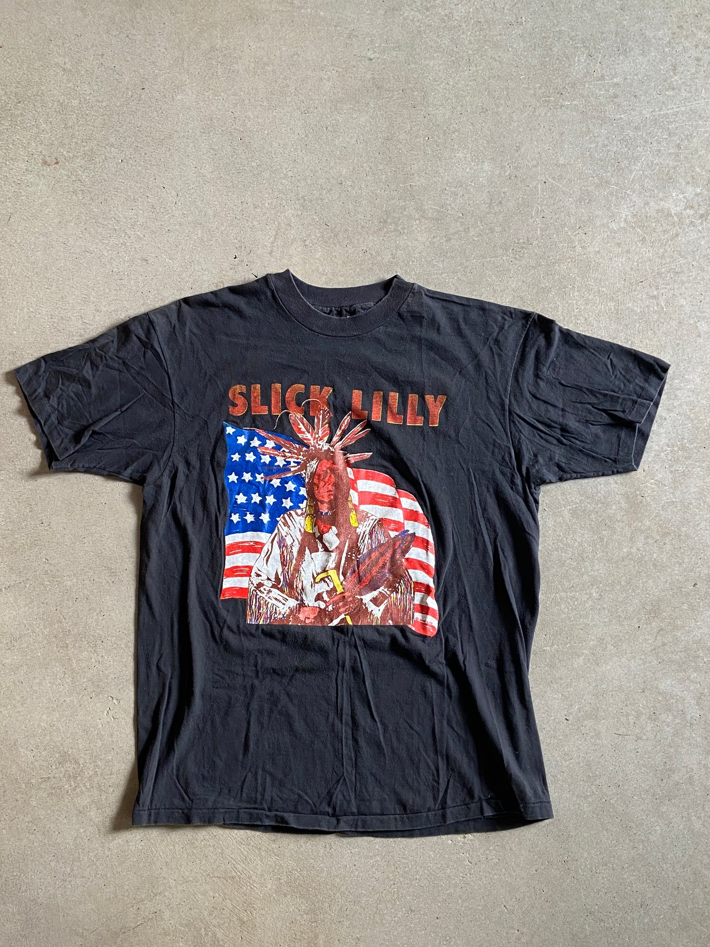 VTG Slick Lilly Grunge World Tour Tee Sz L