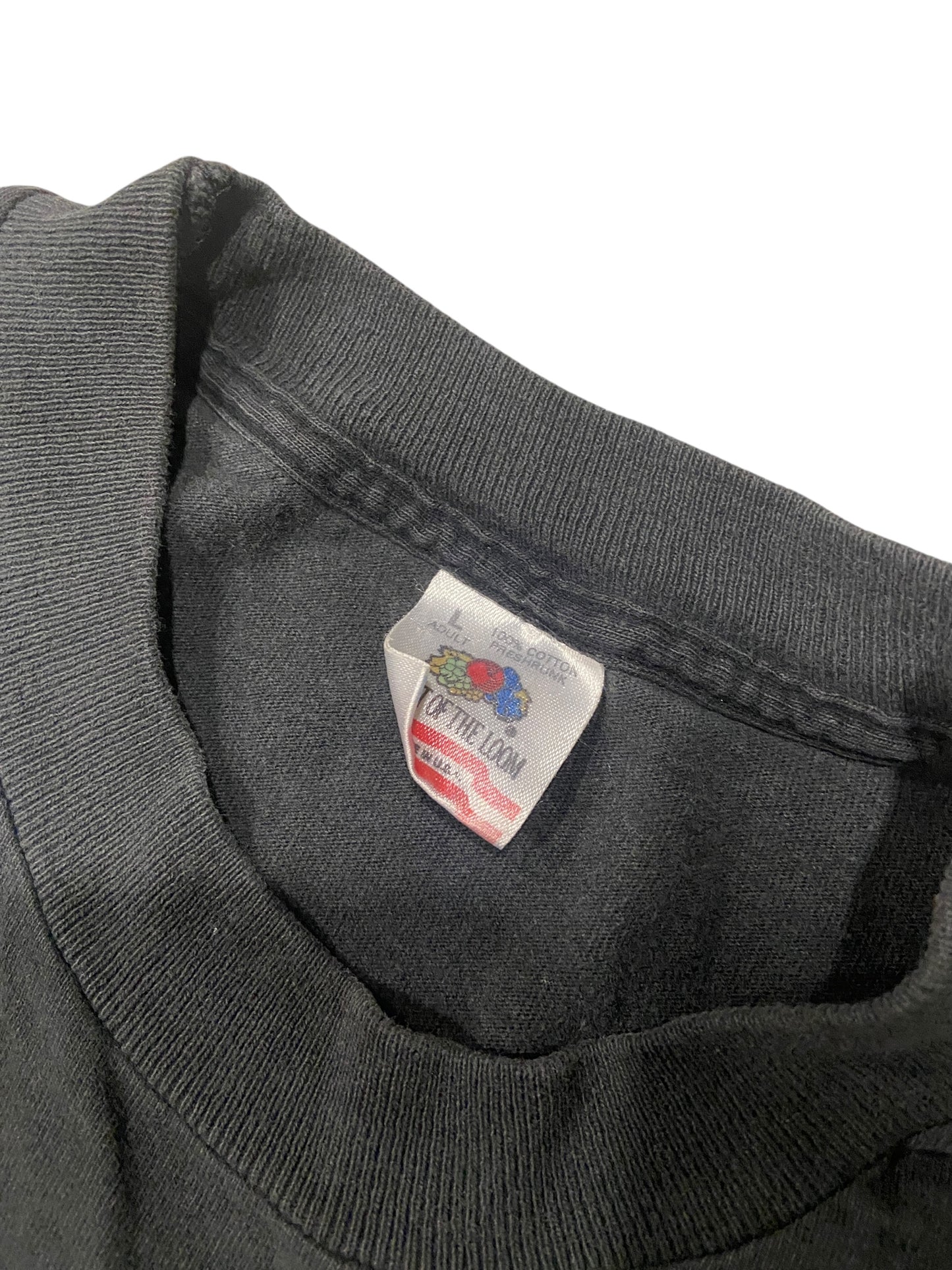 VTG Lari White Lead My Not Into Temptation Tee Sz M/L