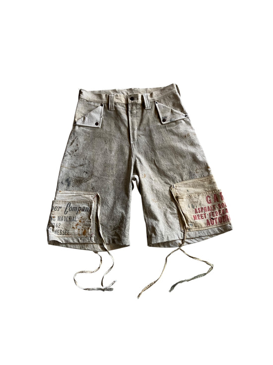 david turner LUMBER APRON LONG SHORTS Sz 36x13