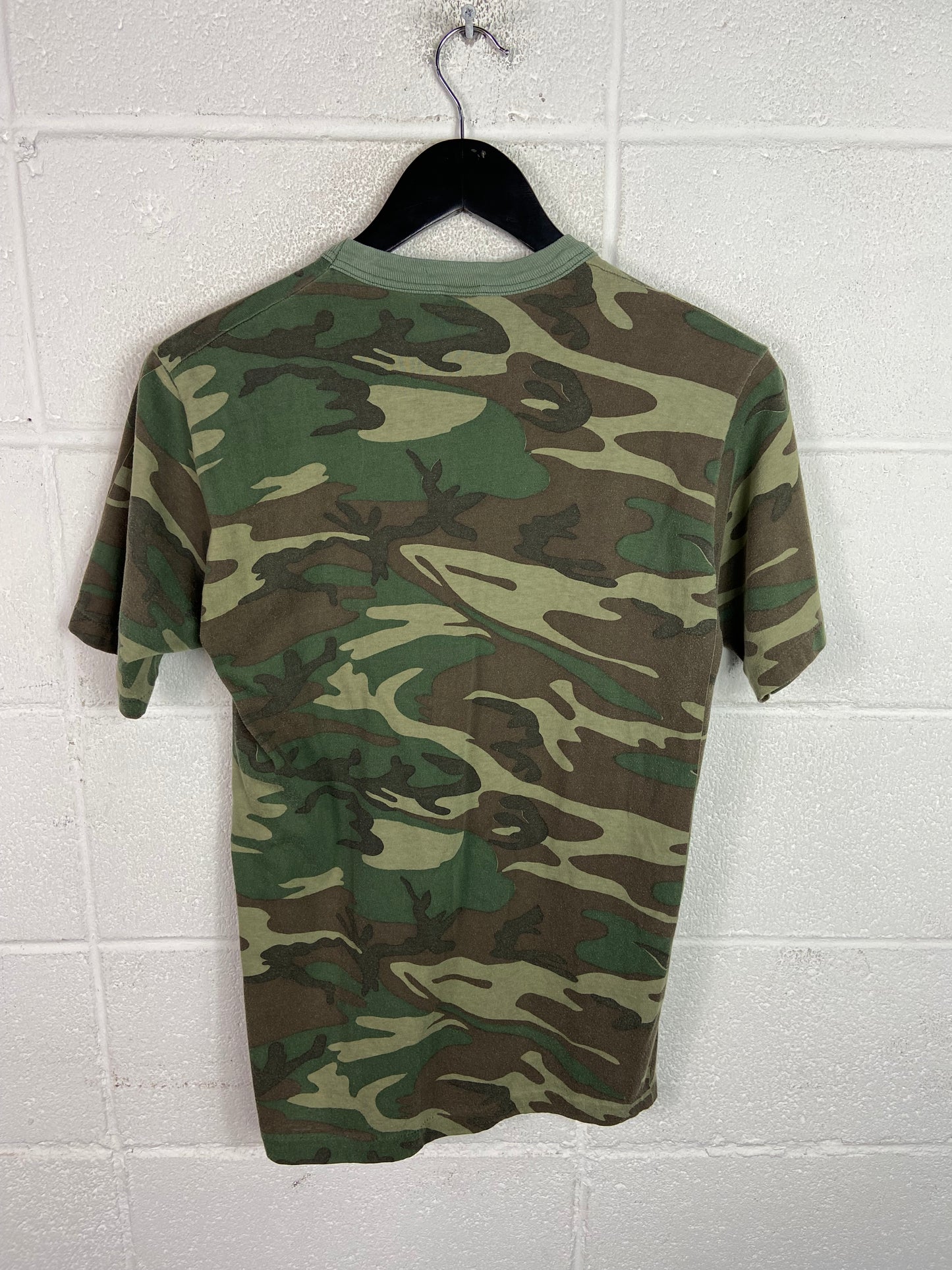 VTG Army Camo Signal Blank Tee Sz M