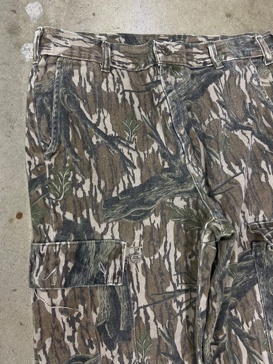 VTG Camo Mossy Oak Bark Cargo Sz 34x30