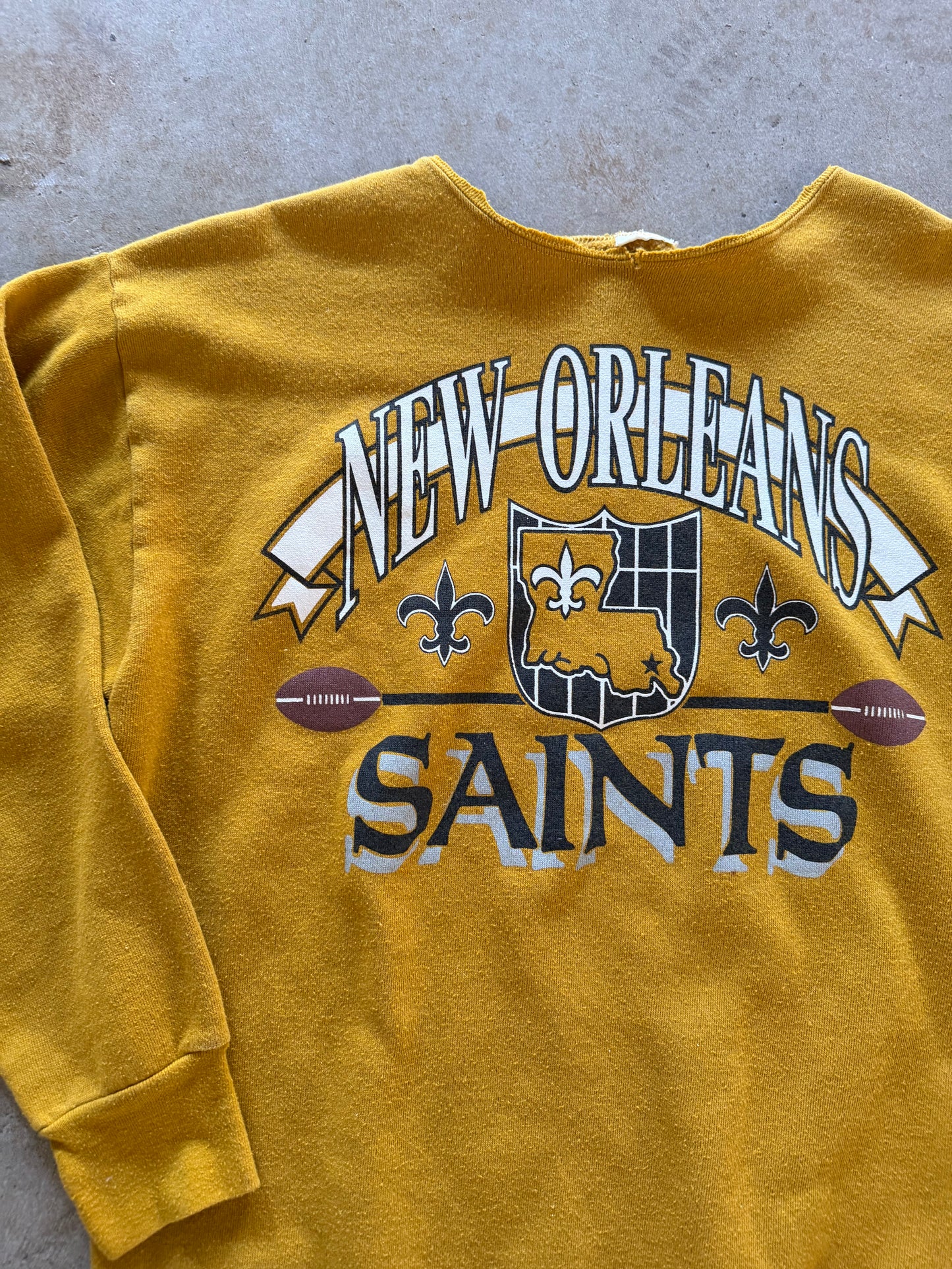 VTG New Orleans Saints Sweatshirt Sz M/L