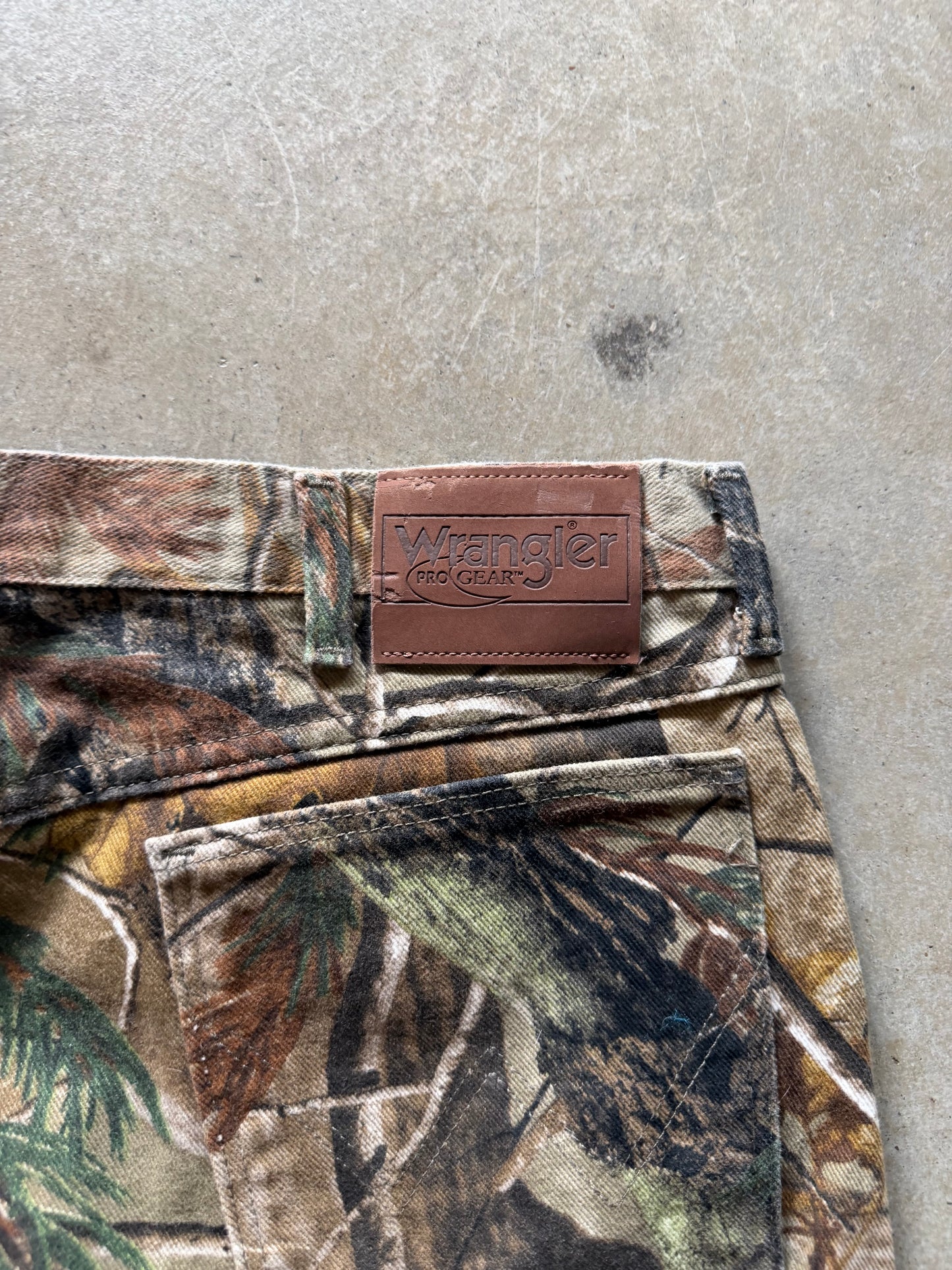 Wrangler Pro Gear Camo Pants Sz 38x32