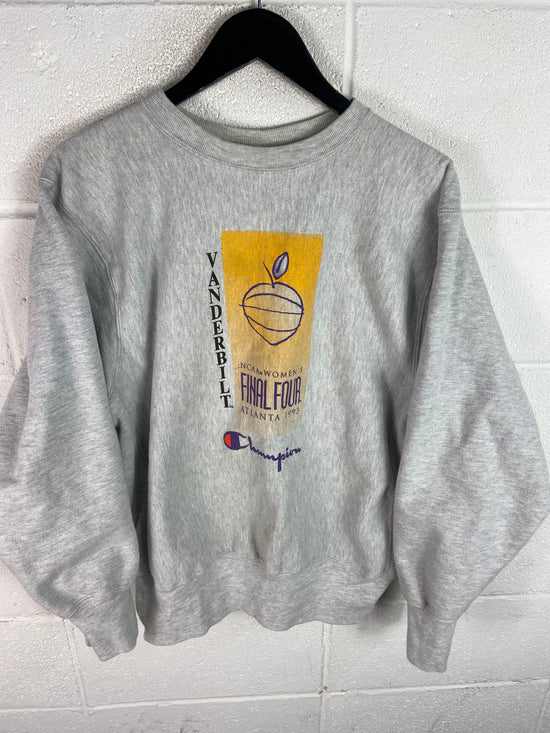 VTG Champion 1993 NCAA Vanderbilt Women’s Final Four Reverse Weave Sweater Sz L