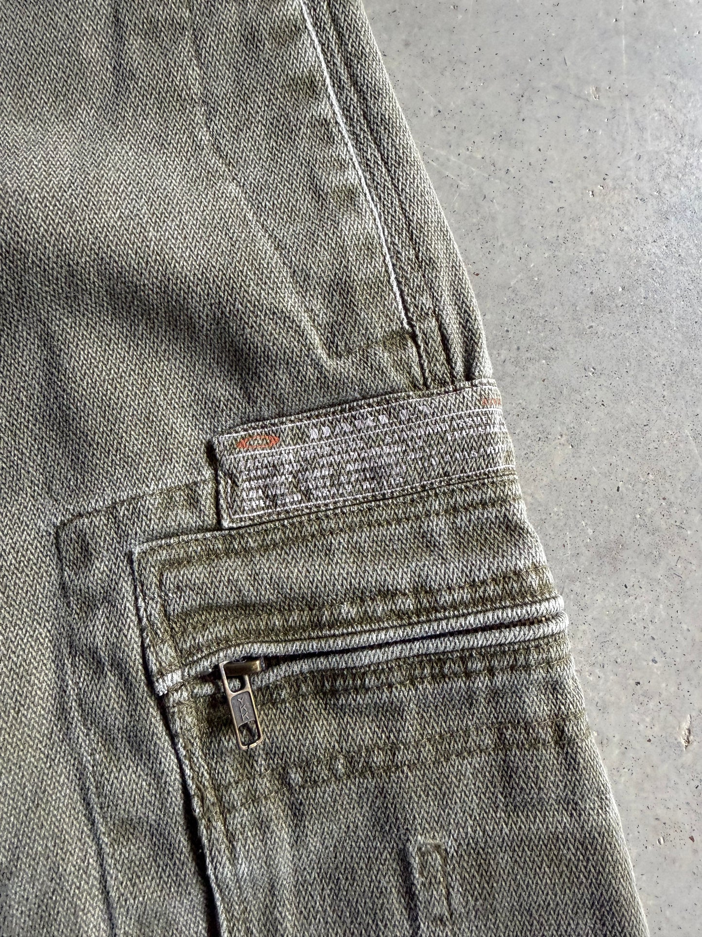 VTG Oakley Tactical Field Gear Zip Flare Pants Sz 34x33