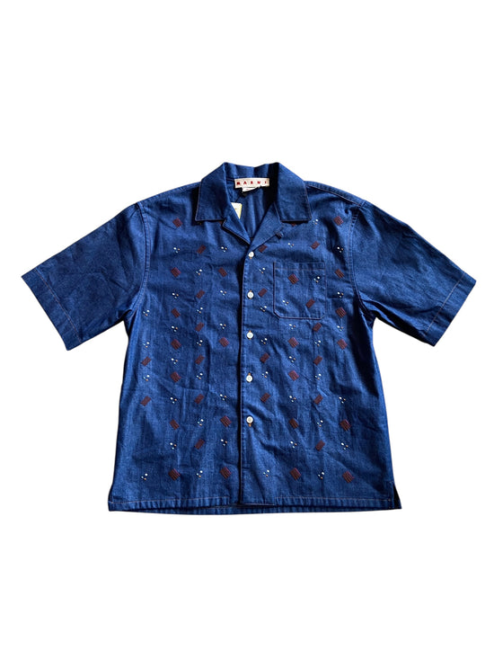 Marni Embroidered Shirt Sz L/XL