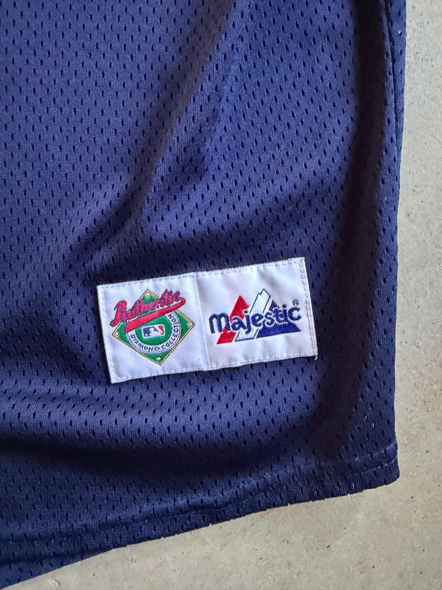 VTG New York Yankees Majestic Diamond Collection Baseball Jersey Sz 2XL