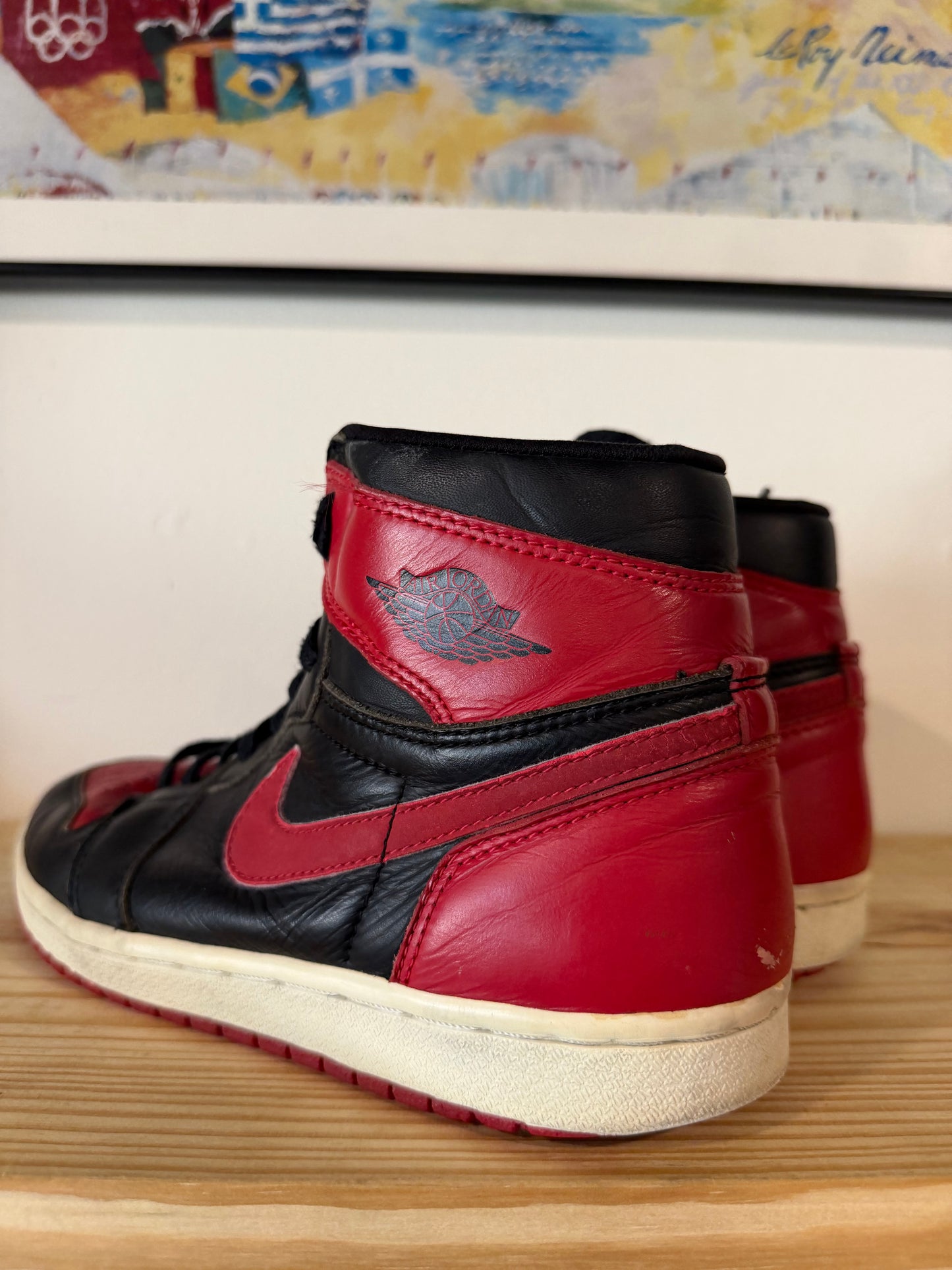 Preowned 1994 Air Jordan 1 "Bred" Sz 8M/9.5W