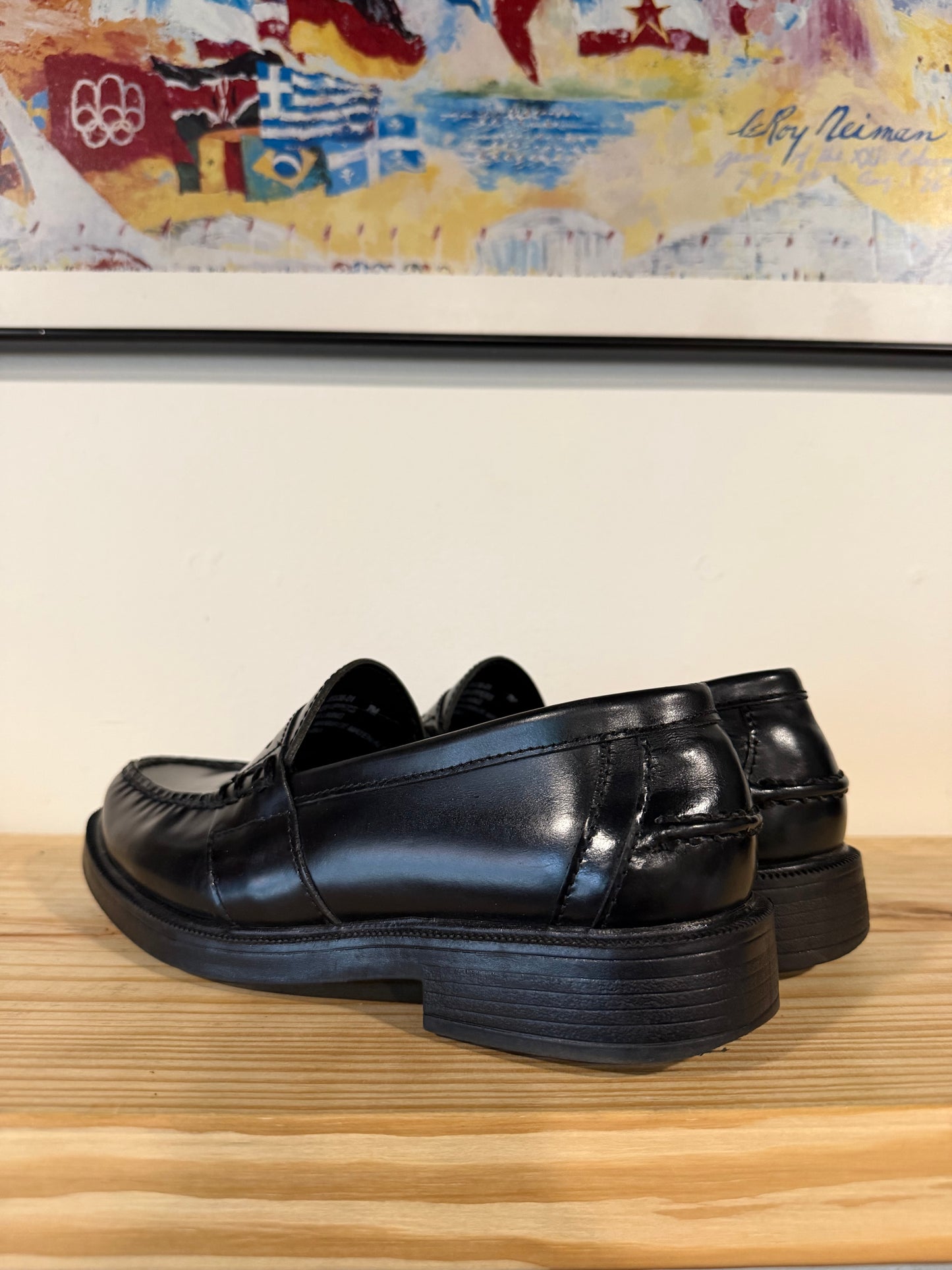 Nunn Bush Black Loafers Sz 7M/8.5W