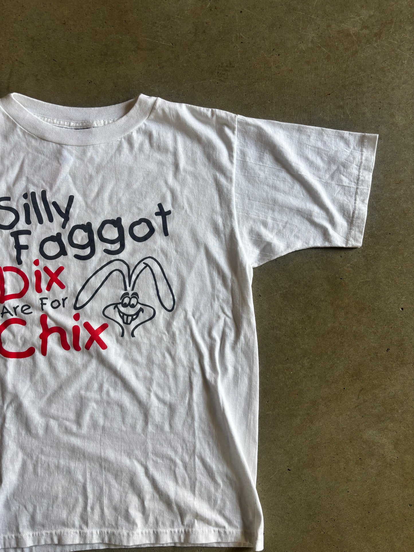 VTG Trix Bootleg "Dix are for Chix" Tee Sz L
